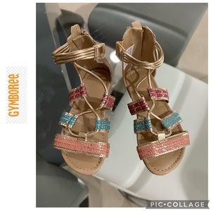 (NEW) Gymboree toddler girls gladiators sandals size 9